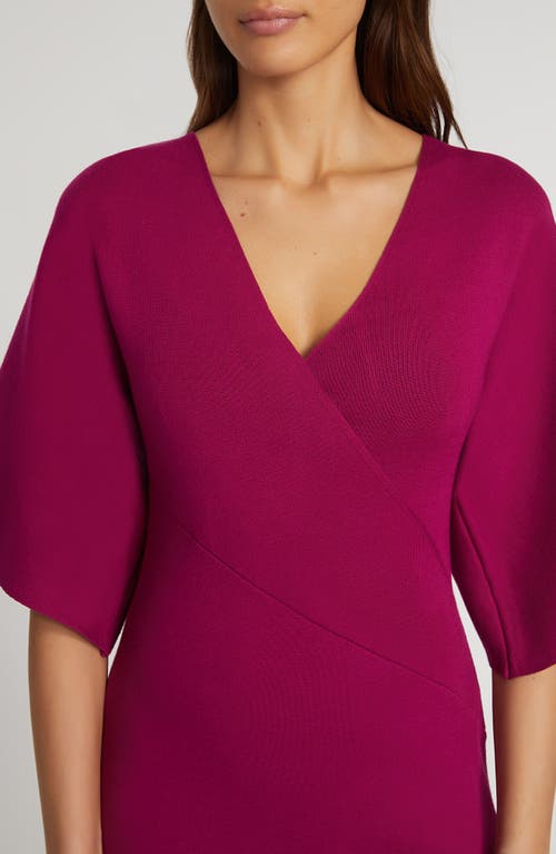 ELIE TAHARI ELIE TAHARI EVERLY DOLMAN SLEEVE SWEATER DRESS 