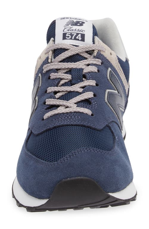 New Balance Gender Inclusive 574 Classic Sneaker In Navy/white