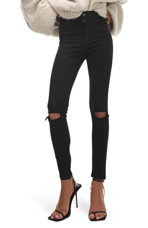 Women's Topshop Ripped & Jeans