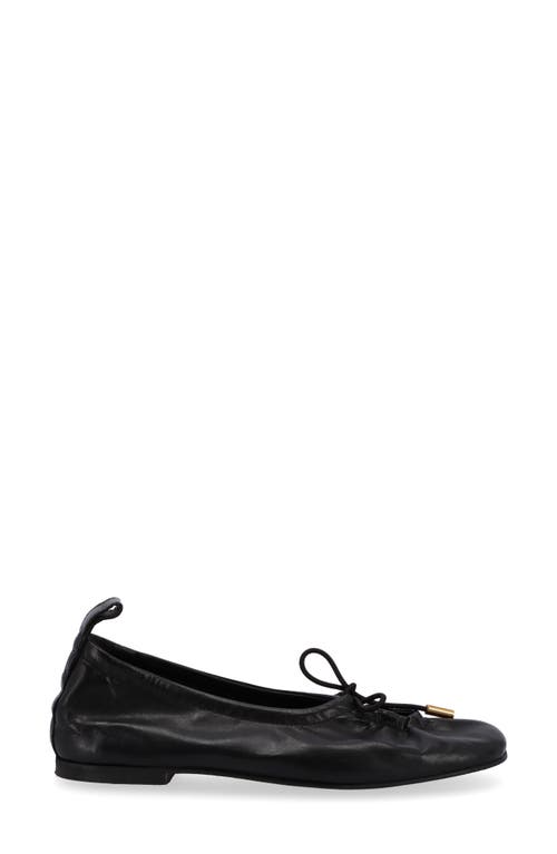 Shop Alohas Rosalind Ballet Flat In Black