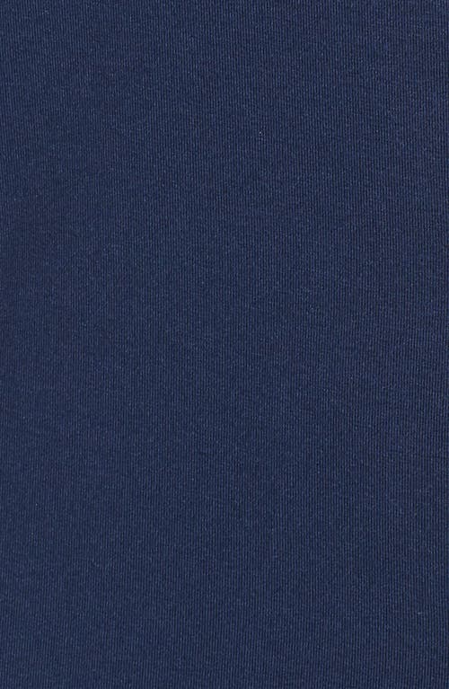 Shop Eberjey Gisele Jersey Knit Shorty Pajamas In Navy/ivory
