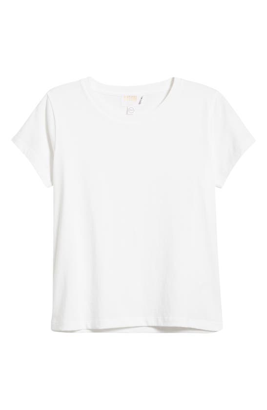 Nation Ltd Goldie Boxy Cotton T-shirt In White