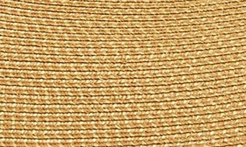 Eric Javits Phoenix Packable Straw Fedora Sun Hat In Natural/black