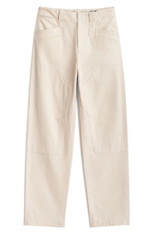 Rag & Bone Women's Malia Cotton Twill Cargo Pants In Ecru