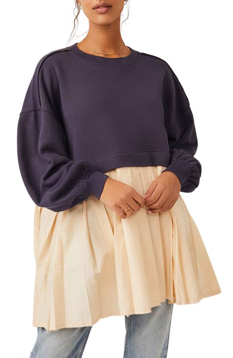Eleanor Layered Sweatshirt Minidress