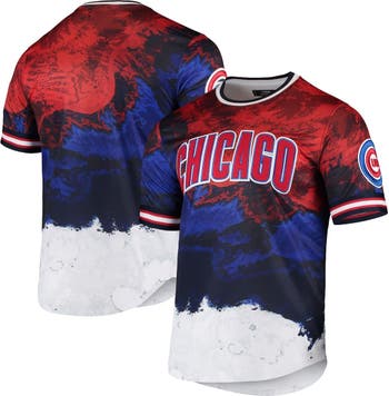 Profile Men's White and Royal Chicago Cubs Big Tall Sublimated