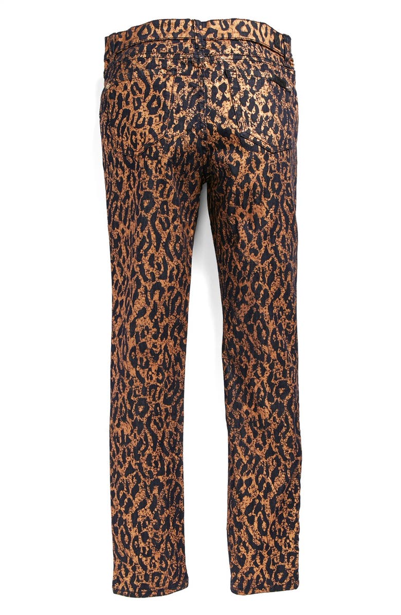 7 For All Mankind® 'The Skinny' Cheetah Print Skinny Jeans (Big Girls ...