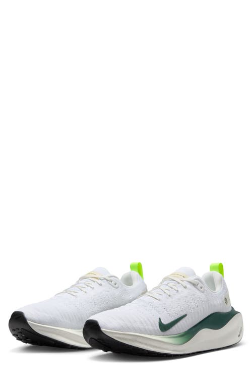 Shop Nike Zoomx Infinityrn 4 Running Shoe In White/pro Green/volt