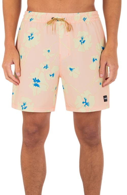 Hurley Cannonball Volley Swim Trunks in Sweet Dream at Nordstrom, Size Large