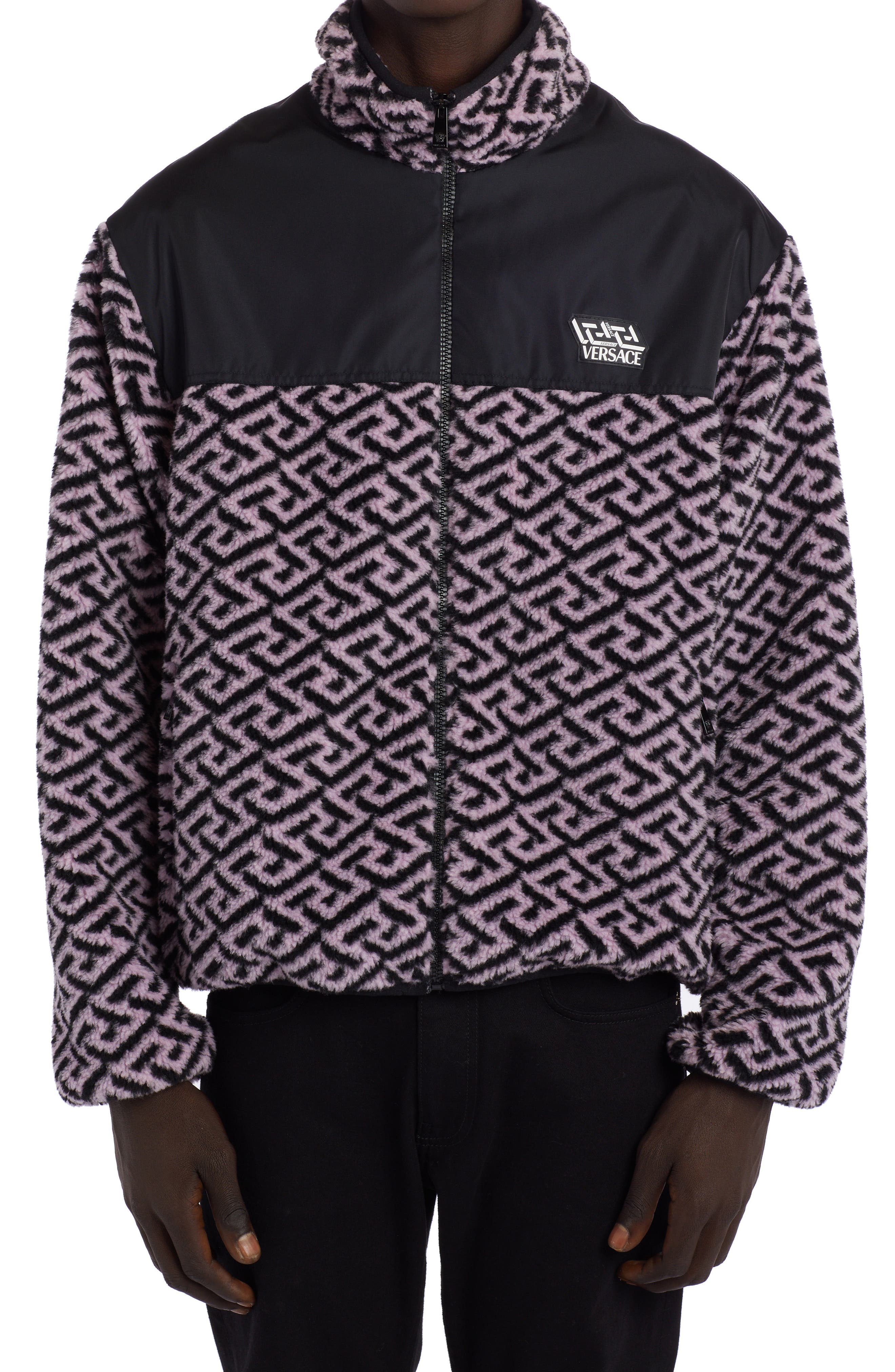 versace fleece jacket