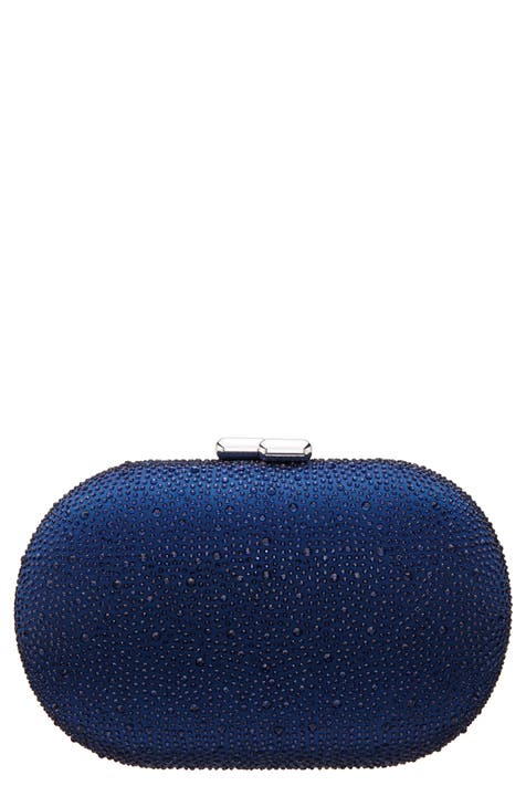 Blue evening bags hotsell