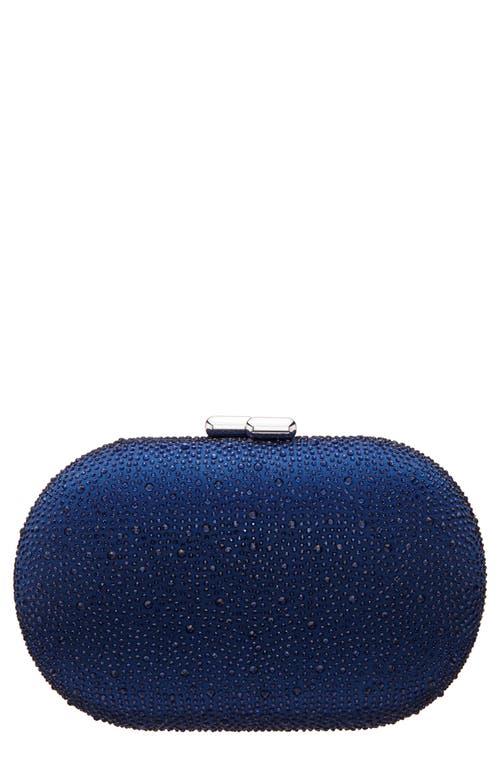 Shop Nina Dally Embellished Clutch In New Navy