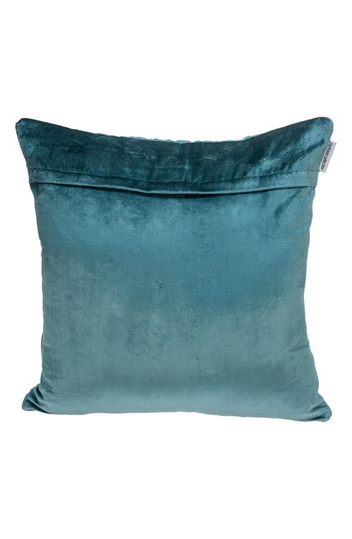 Parkland Collection Sora Quilted Throw Pillow In Teal