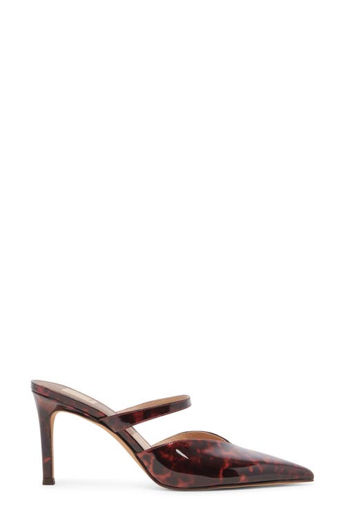 Shop Dolce Vita Kanika Pointed Toe Pump In Tortoise Patent Leather