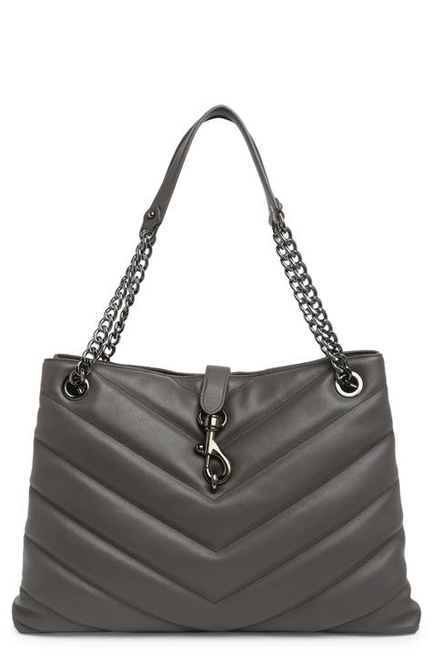 Edie Quilted Calfskin Leather Tote
