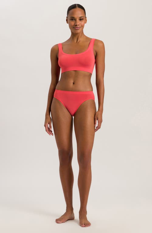 Shop Hanro Touch Feeling High Cut Briefs In Juicy Melon