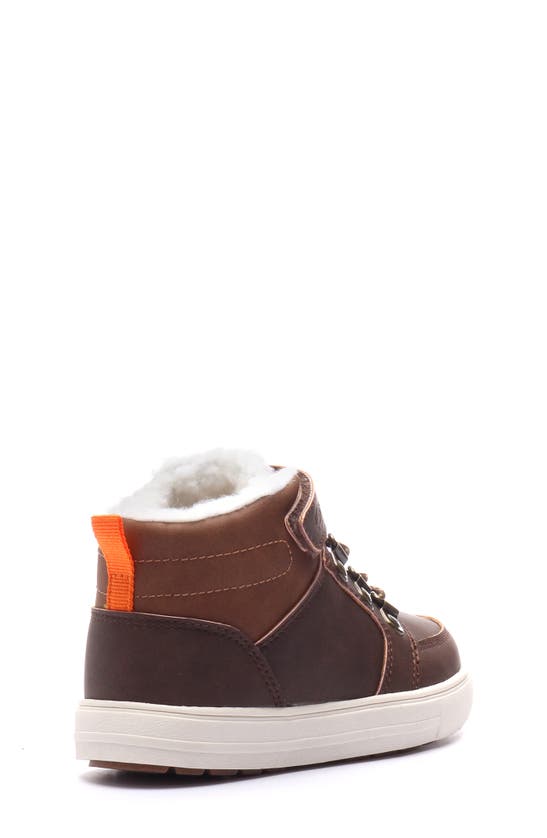 Dr. Scholl's Kids' Bohdi Fleece Lined Sneaker In Brown Multi