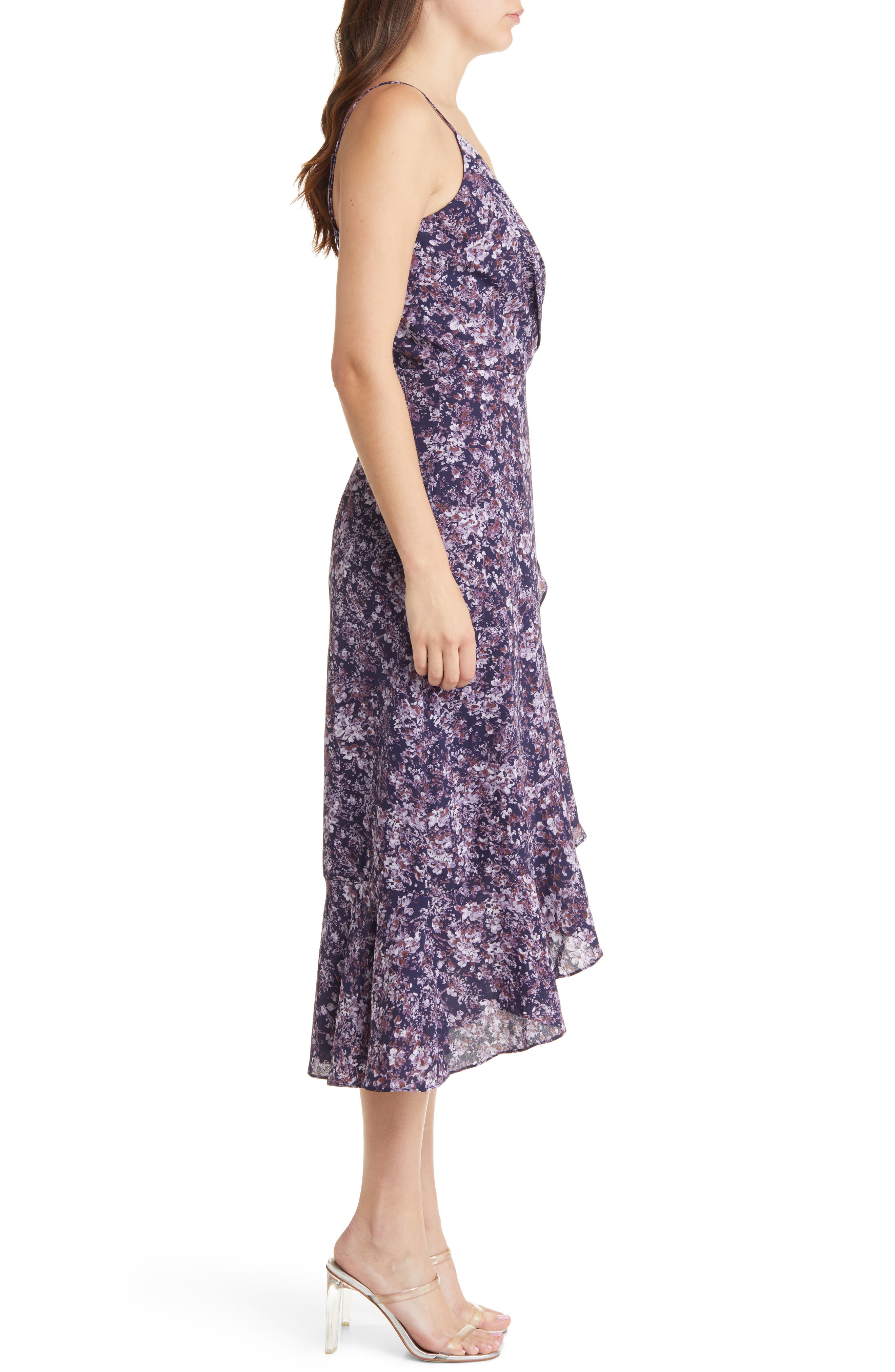 Chelsea28 Faux Wrap Floral Midi Dress | Nordstrom