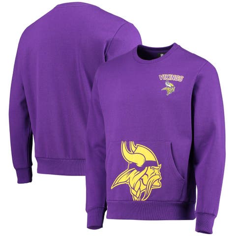 Men's FOCO White Minnesota Vikings Big Logo Knit Ugly Pullover Sweater