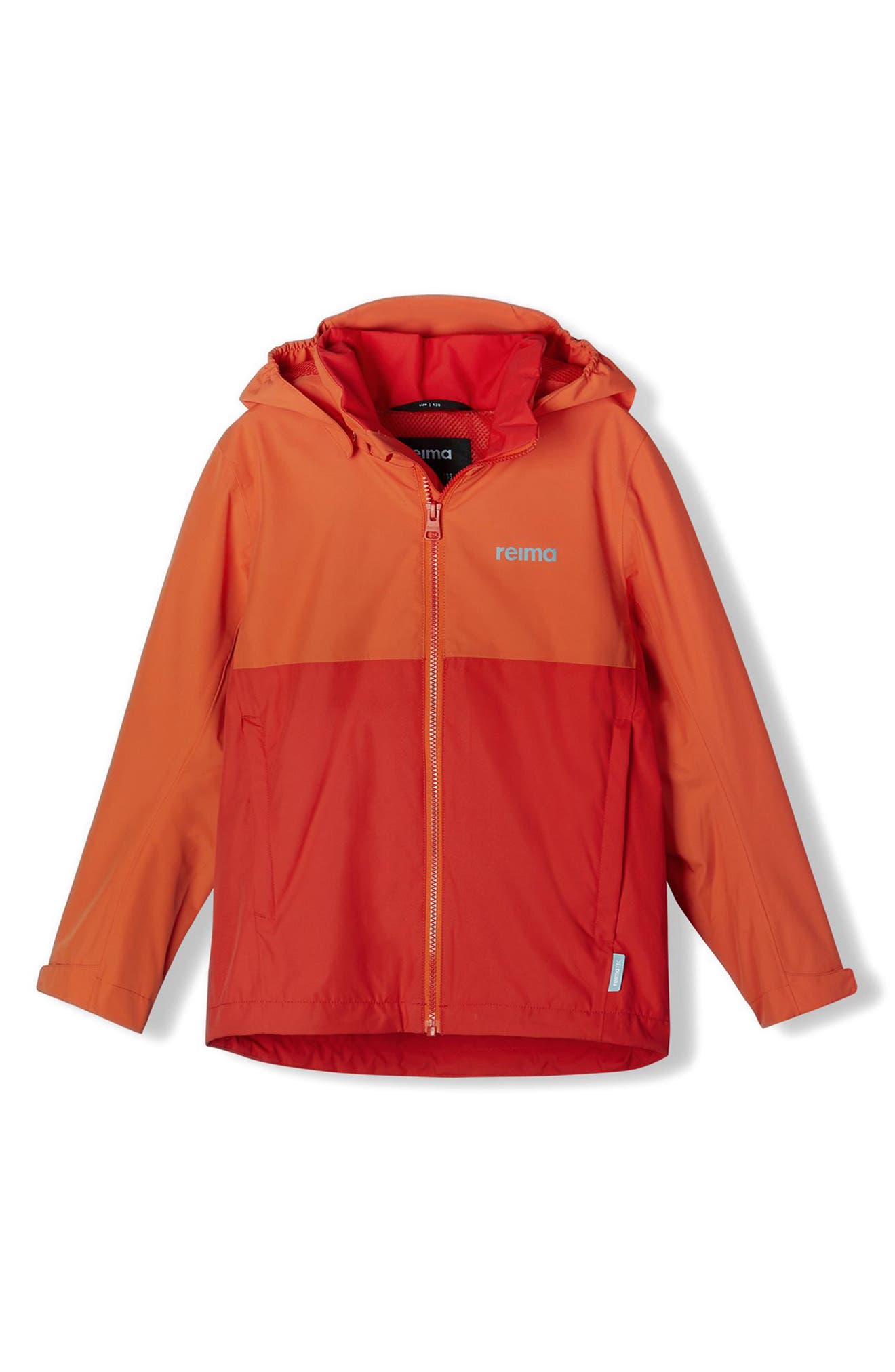 boys red waterproof jacket
