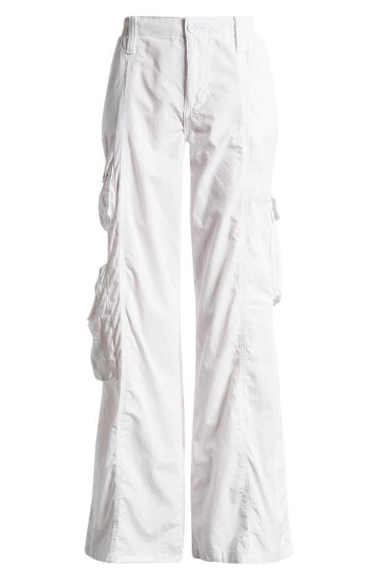Shop Bdg Urban Outfitters Y2k Cotton Cargo Pants In White