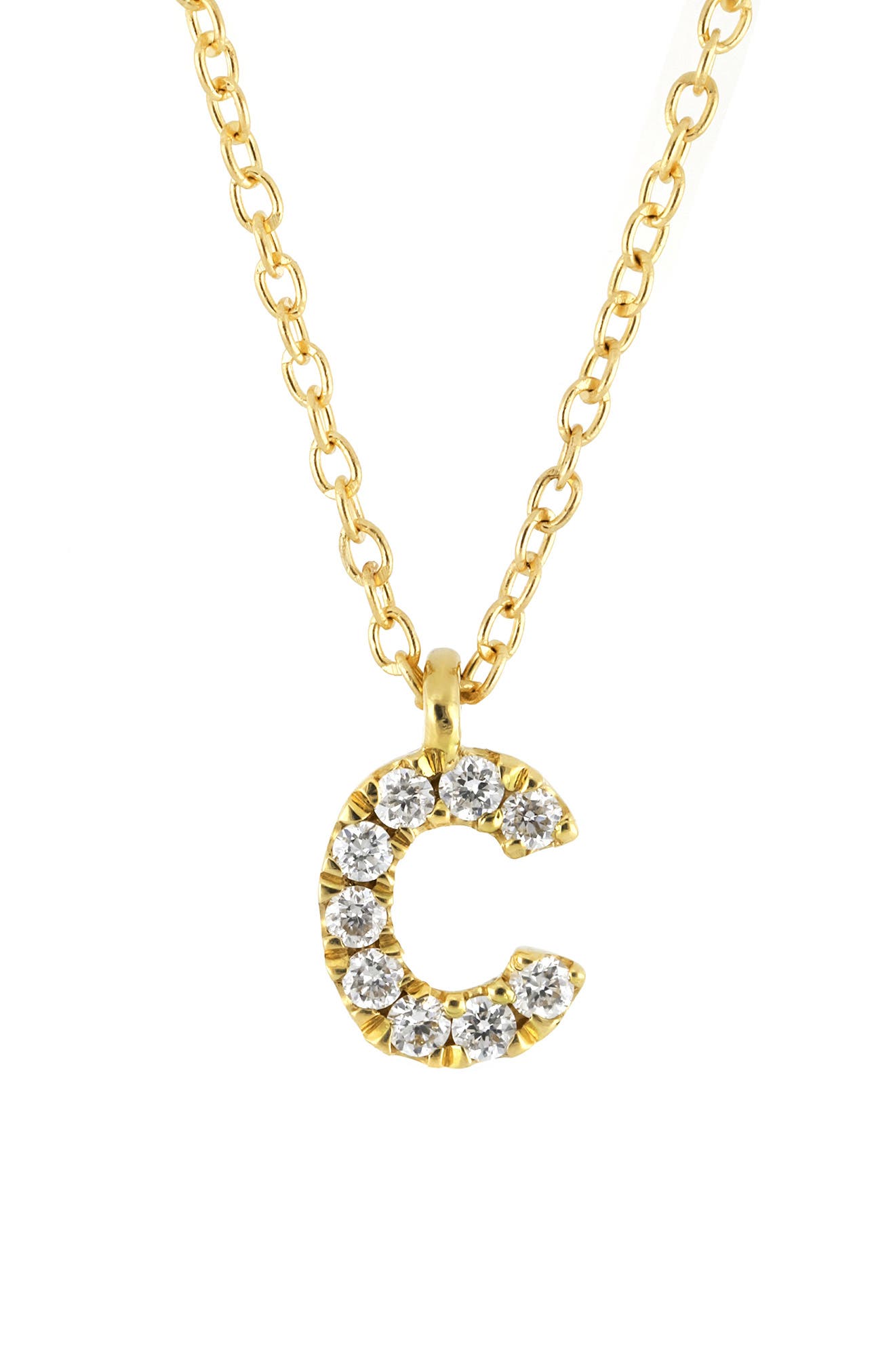 diamond initial necklace nordstrom