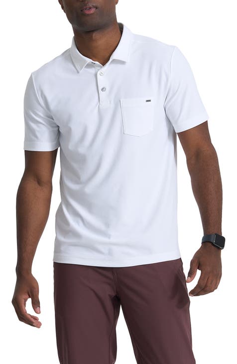 Hollister heritage icon logo heritage slim fit polo in white