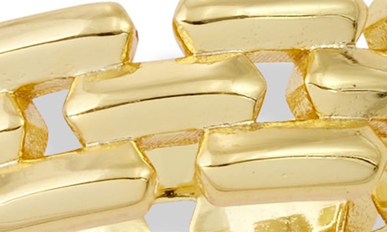 Savvy Cie Jewels Link Band Ring In Yellow