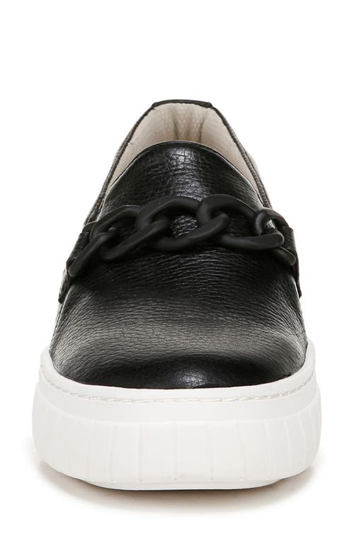 Shop Naturalizer Daphne Slip-on Platform Sneaker In Black Leather