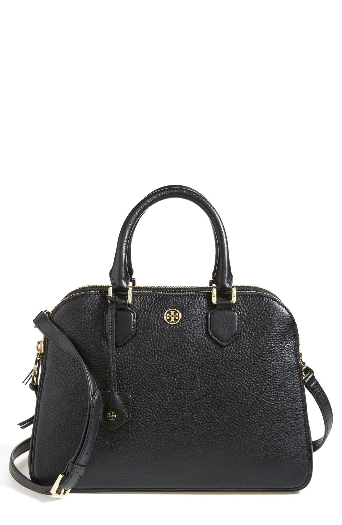 Tory Burch 'Robinson' Triple Zip Leather Satchel Nordstrom