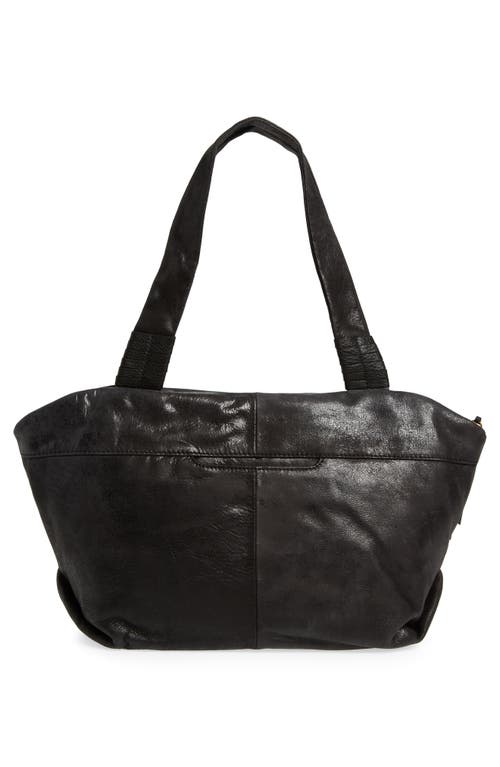 Shop Hobo Astrid Leather Tote Bag In Black