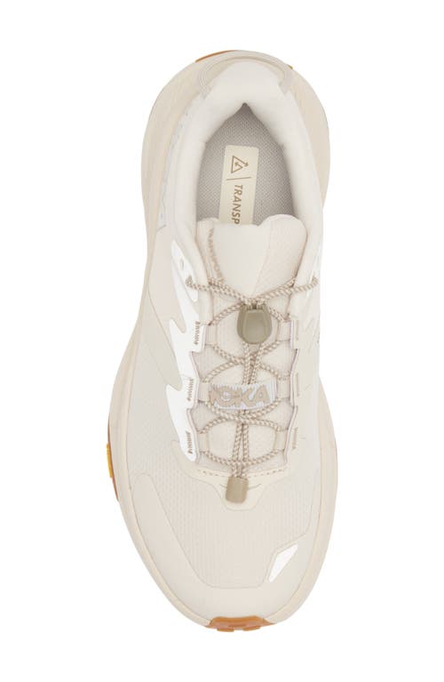 Hoka W Transport Sneakers In Eggnog/eggnog