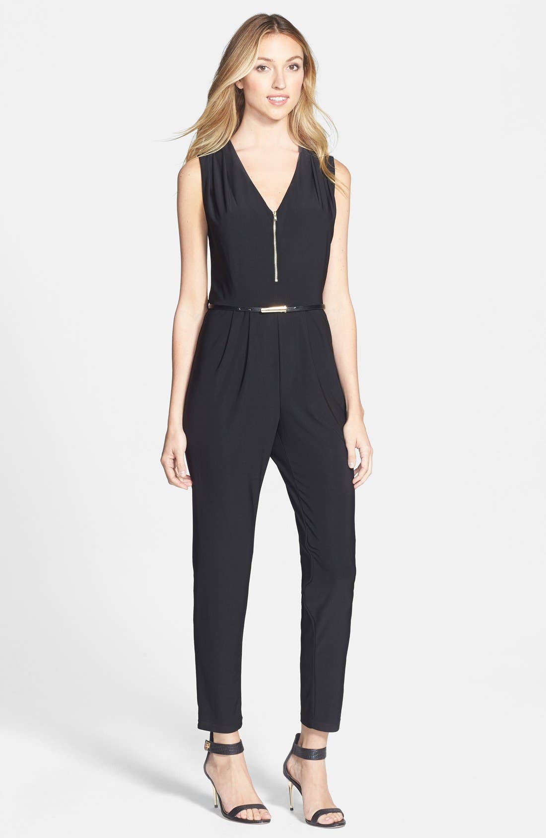 Wallis Zip Front VNeck Jumpsuit Nordstrom