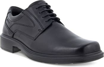 Ecco Mens Lace-Up Leather Upper/manmade Sole Helsinki Classid Derby (Size: 10 in Black)