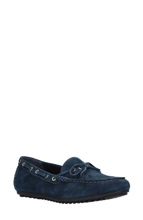 Bella Vita Scout Flat Navy Suede at Nordstrom,