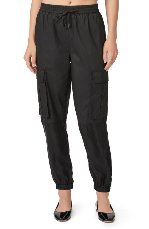 PAIGE Tucson Pull-On Cargo Joggers Black at Nordstrom,