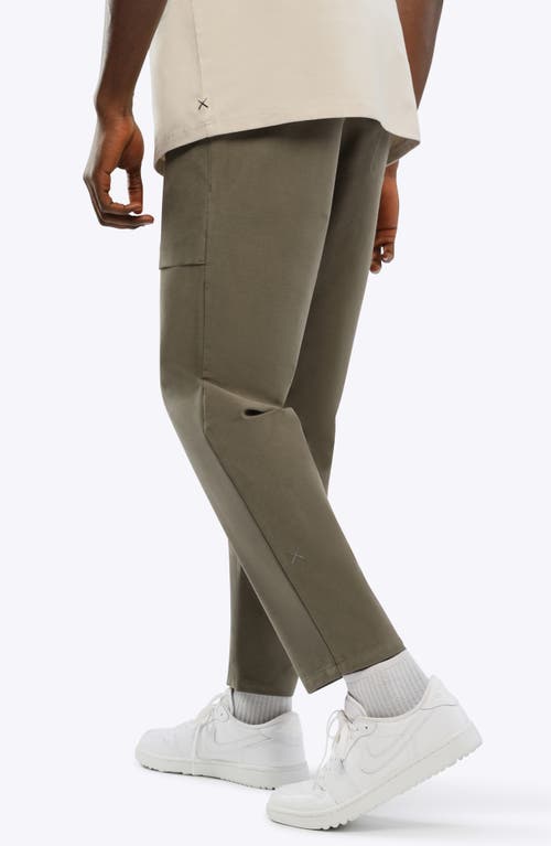 Cuts Icon Pull-on Crop Stretch Pants In Tea Leaf