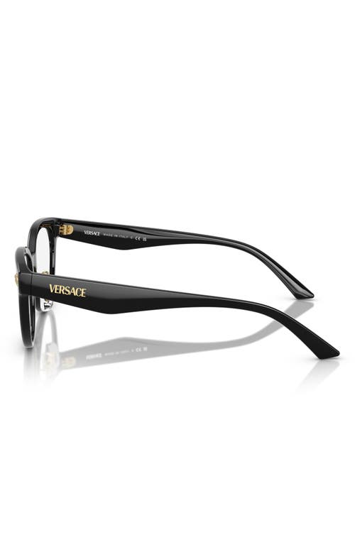 Versace 54mm Pillow Optical Glasses In Black