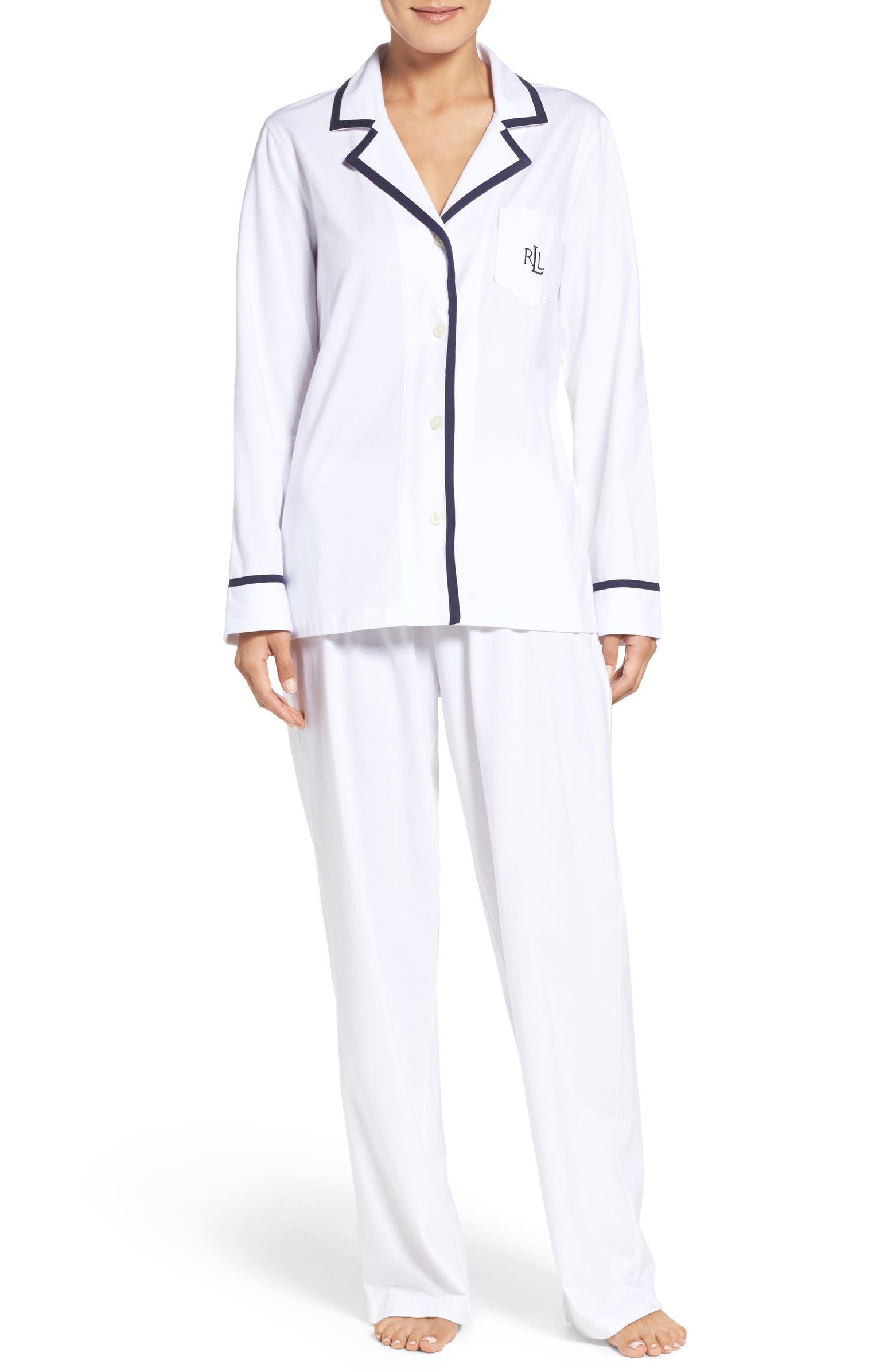 Lauren Ralph Lauren Cotton Knit Pajamas | Nordstrom