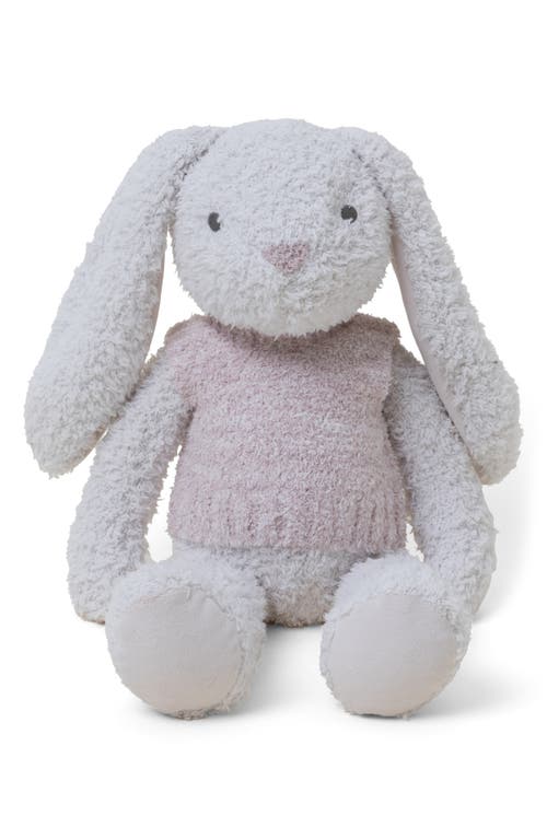 barefoot dreams CozyChic Bunny Buddy Stuffed Animal in Almond-Pink at Nordstrom