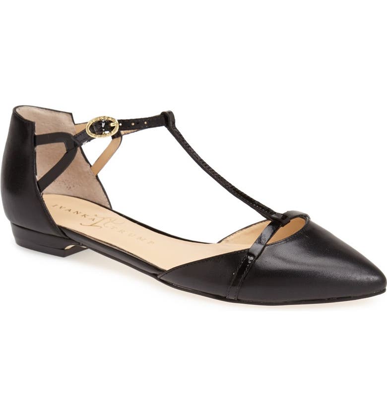 Ivanka Trump 'Lagrandly' T-Strap d'Orsay Flat (Women) | Nordstrom