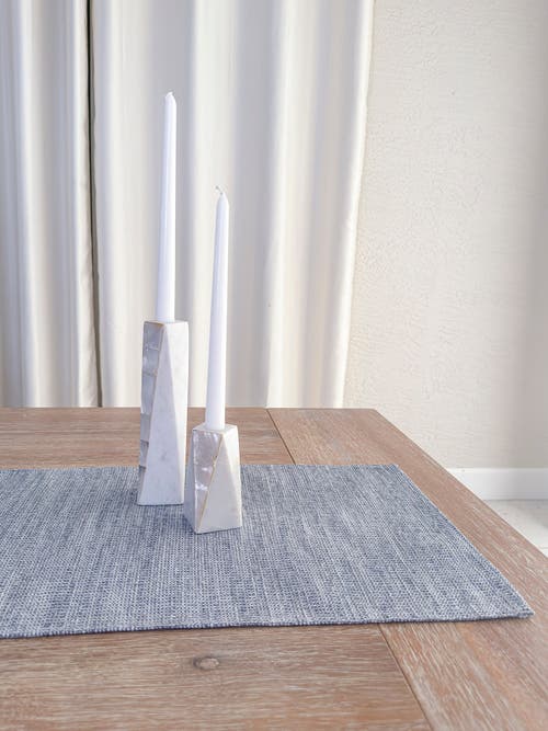 Anaya Seaside Smooth Indoor Outdoor Placemat In Indigo