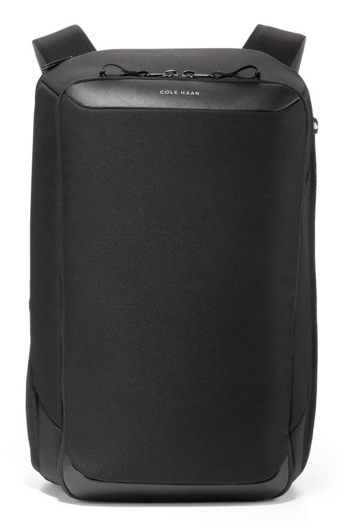 ZeroGrand 72 Hour Leather Backpack in Black
