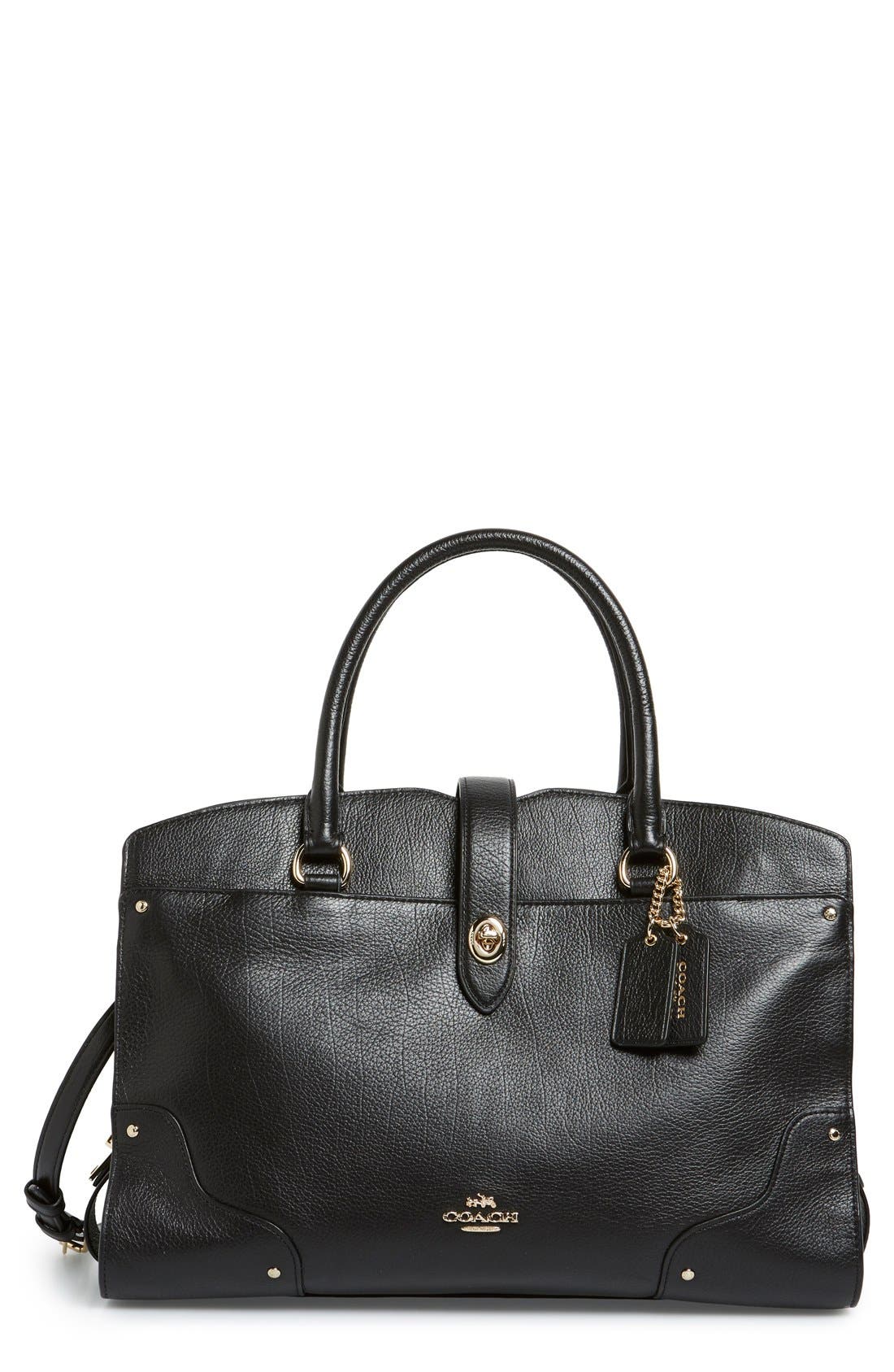 COACH 'Mercer' Leather Satchel Nordstrom