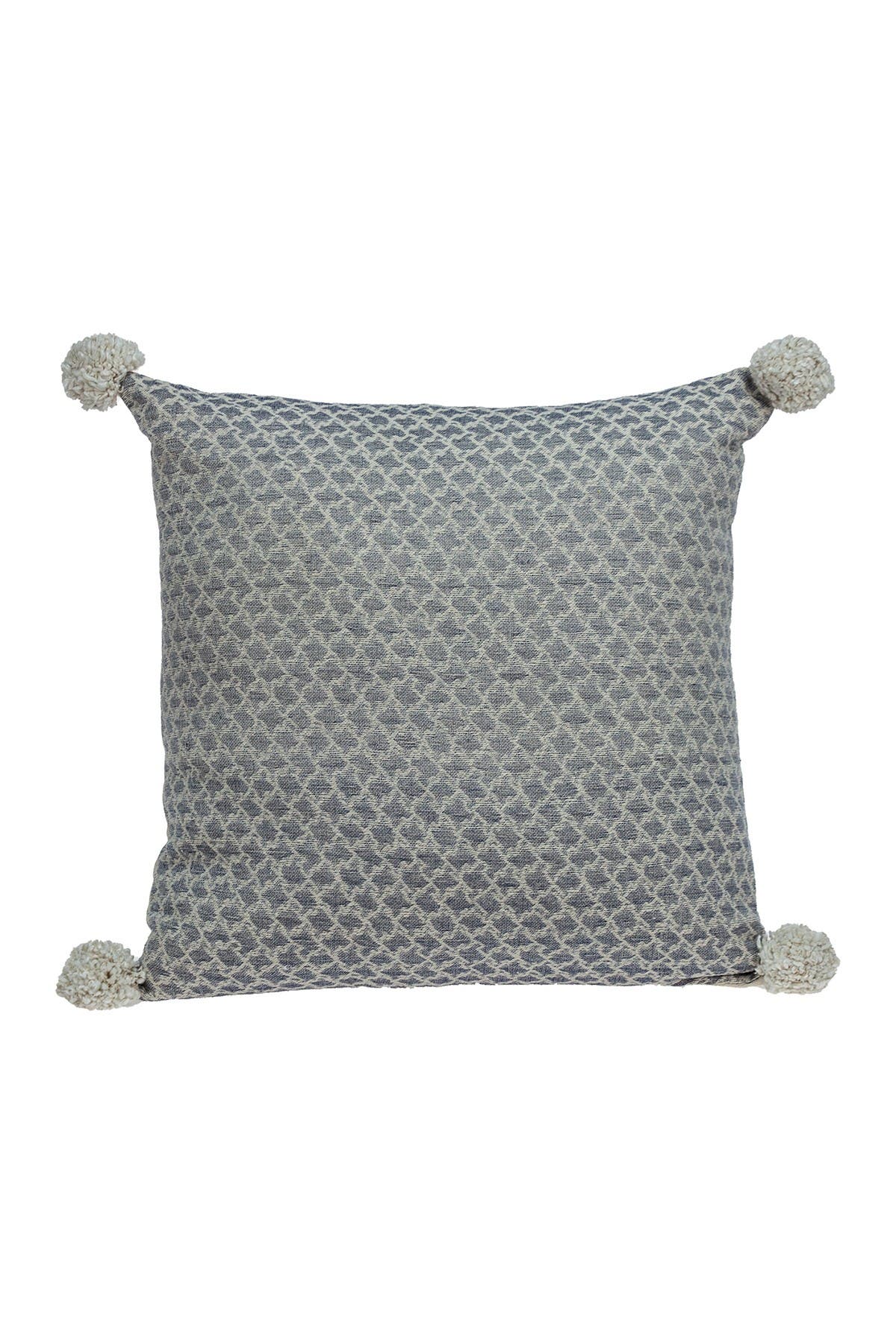 Parkland Collection Allegro Transitional Ivory Throw Pillow In Brown Overflow
