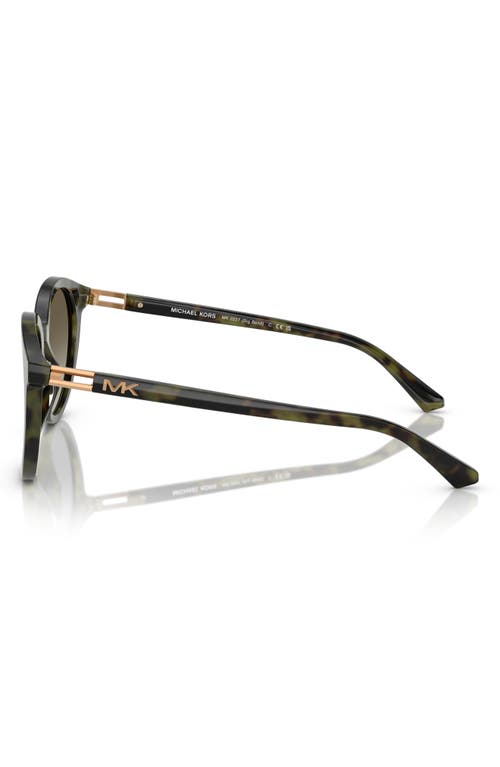 Michael Kors 53mm Round Sunglasses In Jerry Tort