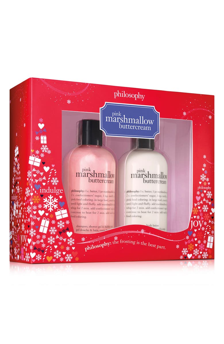 PHILOSOPHY pink marshmallow buttercream duo, Main, color, 000