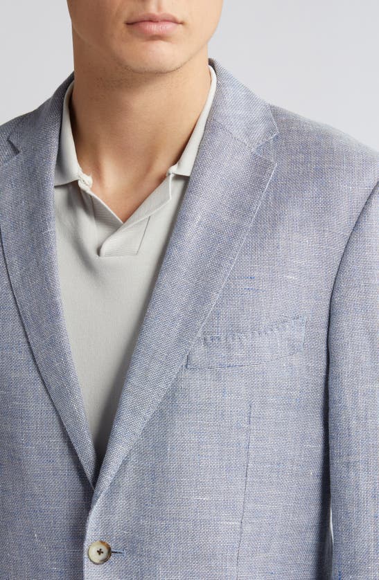 Rodd & Gunn Men's The Cascades Wool & Linen-blend Slim-fit Two-button Blazer In Sky