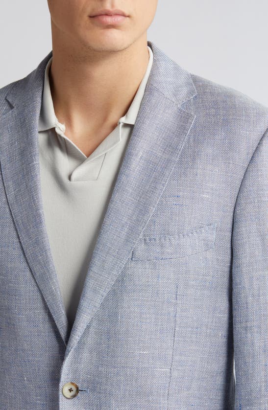 Shop Rodd & Gunn The Cascades Slub Linen & Wool Sport Coat In Sky