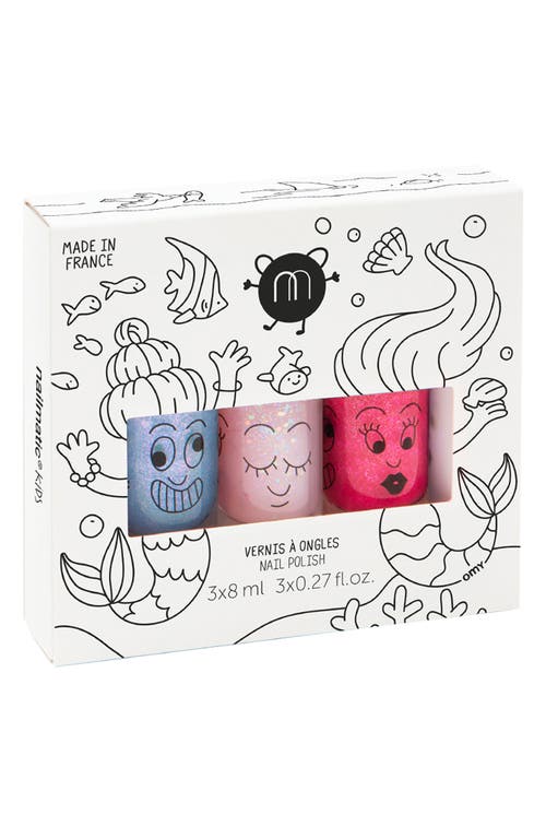 Kids' Set of 3 Water Based Nail Polishes in Asstorted